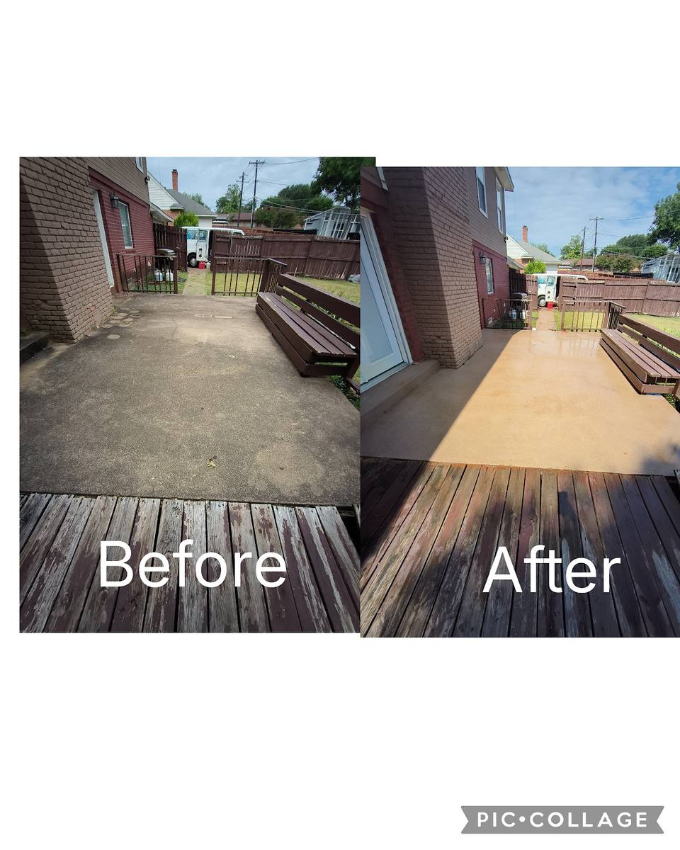 Cooper's Power Washing work
