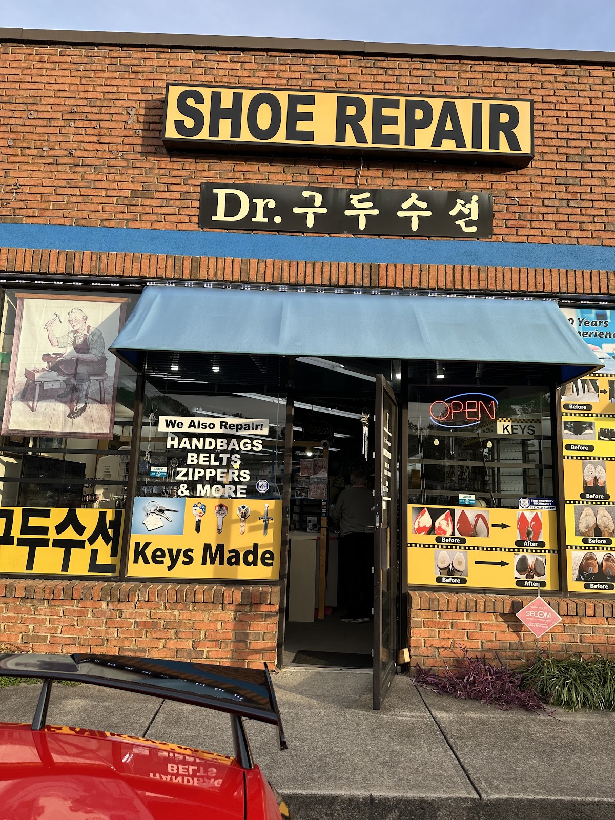 Dr. Shoe Repair pastel multicolor lifestyle sneaker on a pedestal