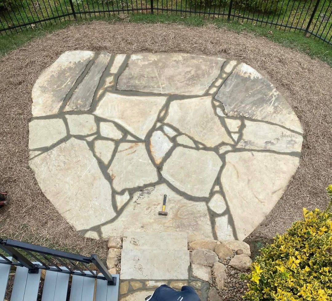 Retaining wall build
