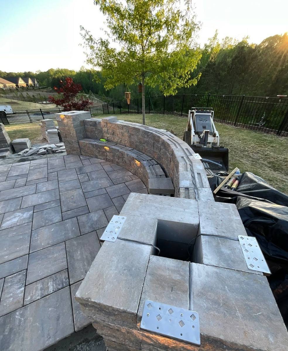 Stone Crest Hardscapes work